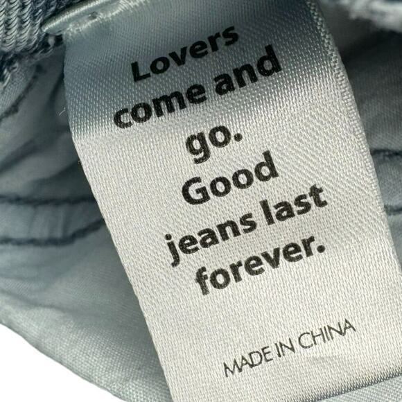 PACSUN Women's 24 Vintage Daisy Carpenter Blue Jeans Side Slit High Rise y2k 90s - Picture 7 of 11